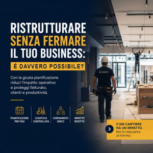Ristrutturazione negozi senza chiusura: come ridurre l’impatto operativo